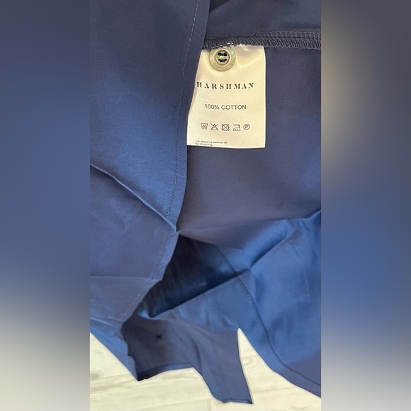 Harshman Leslie Relaxed Fit 3/4 Sleeve Shirt Women’s Size Large Midnight Blue - Picture 8 of 8